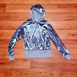 Habitual girl Silver Gray Valor Hoodie Size 12